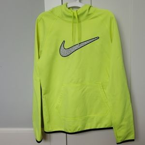 Neon Nike thermafit sweatshirt